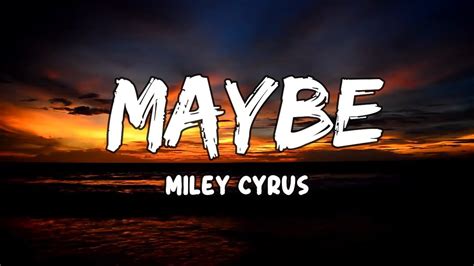 maybe song lyrics|who wrote the song maybe.